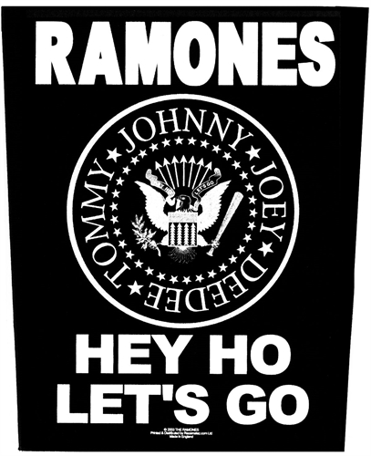 Ramones -  Hey Ho Lets Go, R�ckenaufn�her