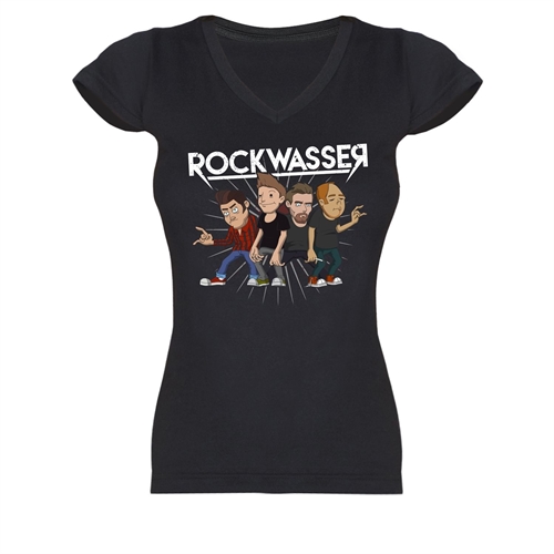 Rockwasser - Scheiss, Girl V-Neck