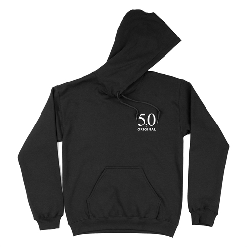 5,0 ORIGINAL Hoodie, Unisex, Logo wei�