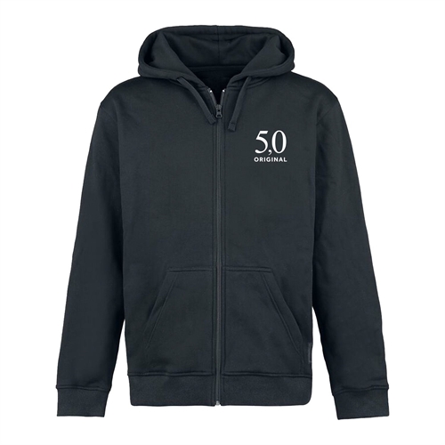 5,0 ORIGINAL Zipper, Unisex, Logo wei�