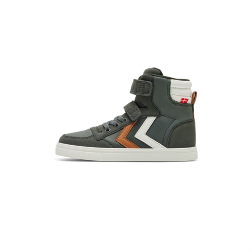 HUMMEL - SLIMMER STADIL LEATHER HIGH JR, Schuhe