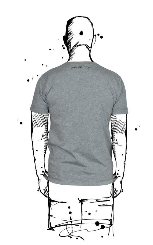 Amoklines - Sketch Skull, T-Shirt
