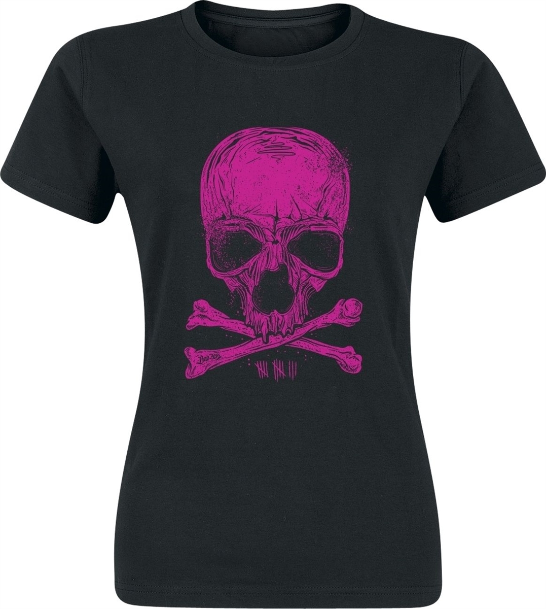 BadAss Bastards - Skull, Girlie Shirt