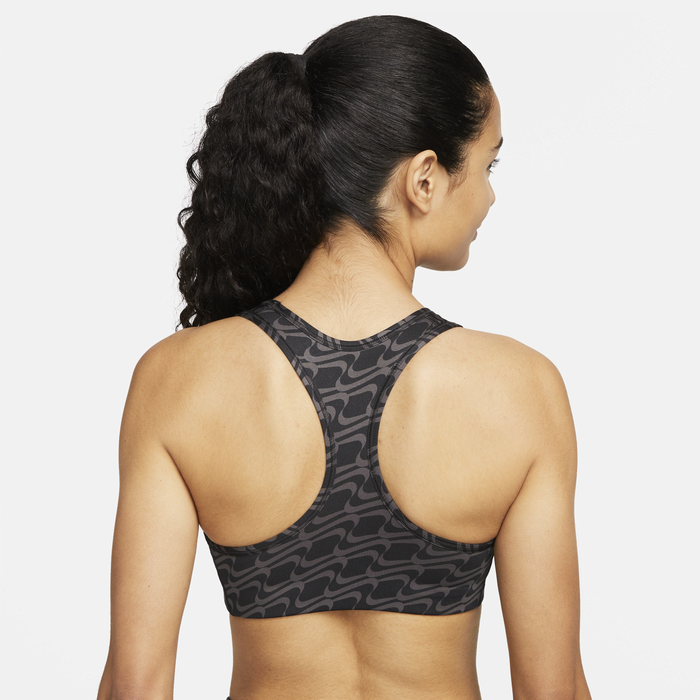 Nike-W NK DF SWSH IC AOP GX BRA,BLACK/DK DRIF, BH