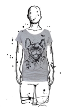 Amoklines - Frenchie, Girl-Shirt