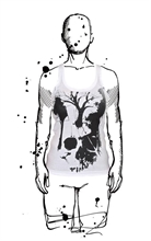 Amoklines - Skull Tree, Girl-Top