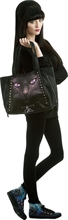 Spiral - Black Cat Tragetasche