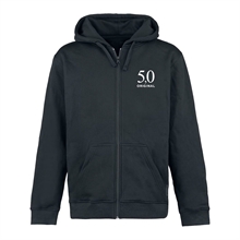 5,0 ORIGINAL Zipper, Unisex, Logo wei�